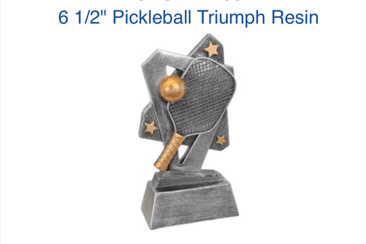 PICKLEBALL TRIUMP RESIN TROPHY